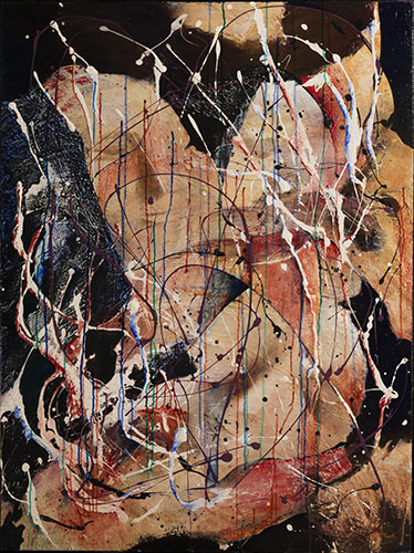 Original Paintings Random Crown 2, top art galleries London, Paris, Rome, New York City, Hong Kong, Athens, Geneva, Los Angeles and Miami.